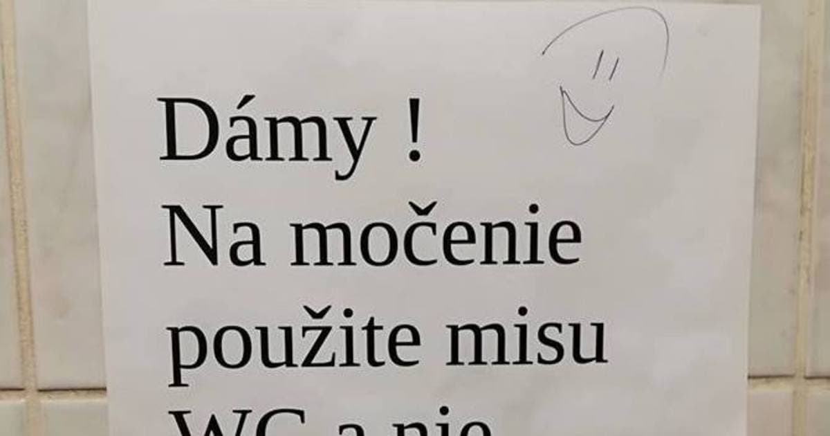 To naozaj už aj na toto sa musí upozorňovať?