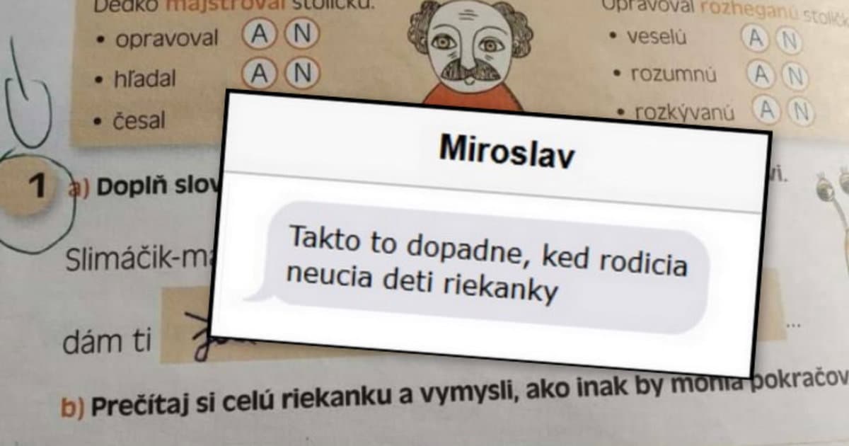 Rodičia, učte svoje deti básničky, lebo to dopadne takto!