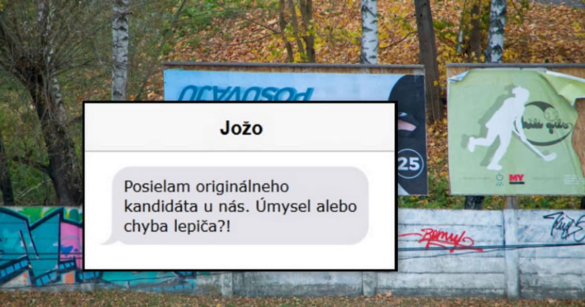 FunFOTO: Tento kandidát na poslanca si vymyslel naozaj netradičný billboard!