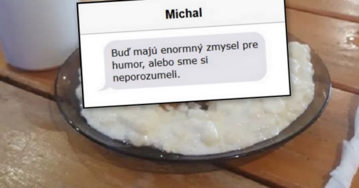 Objednal si bryndzové halušky a na vrch cibuľku. Doniesli mu TOTO!