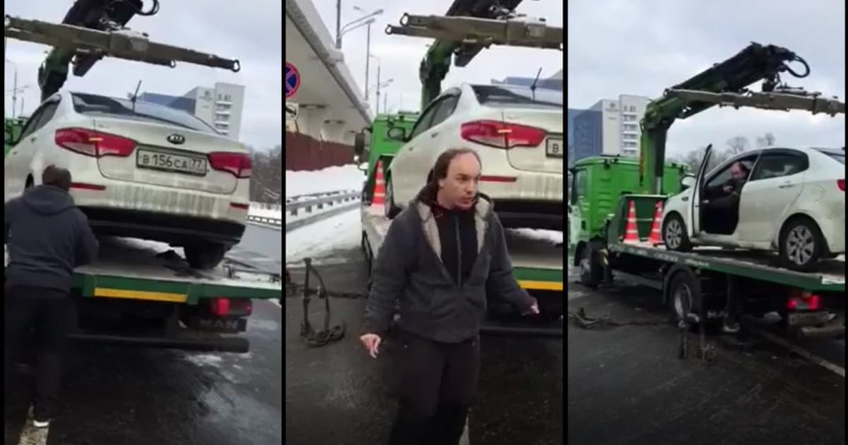 Odťahovka mu naložila auto. On s tým však nesúhlasil!