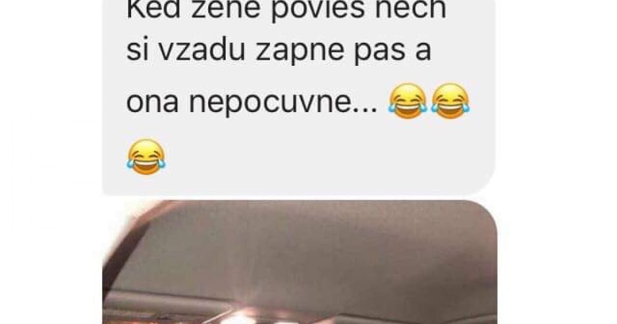 Laci jej povedal: “Pripútaj sa, zle bude!” Ona je však tvrdohlavá