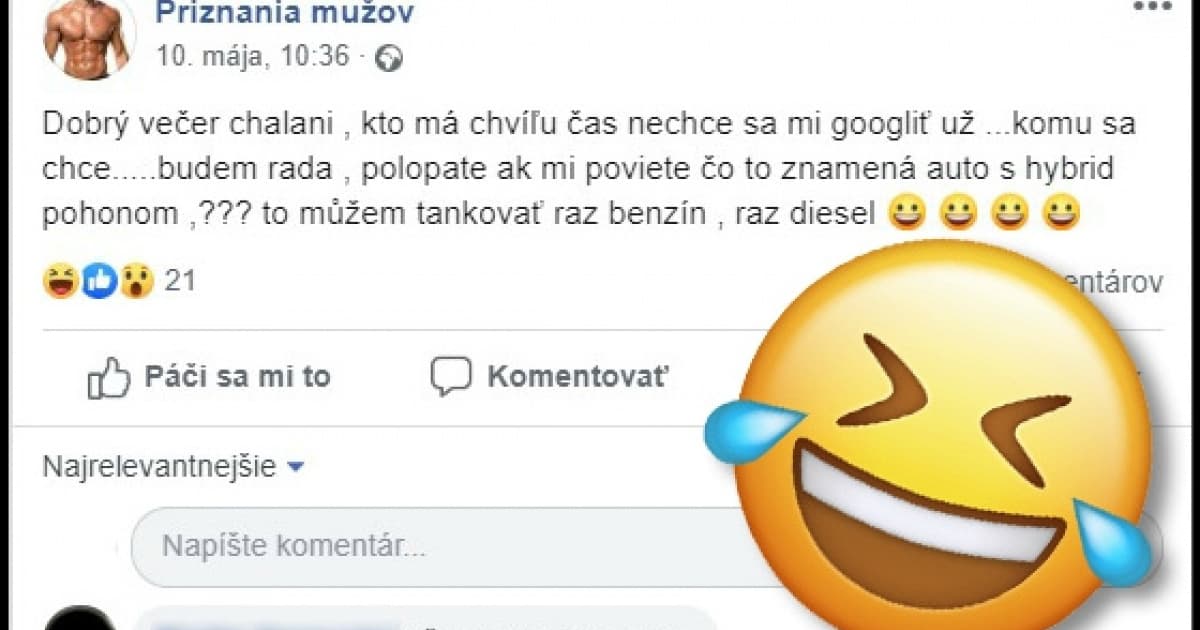 Chcela, aby jej muži vysvetlili, čo znamená auto s hybrid pohonom. Dostala geniálnu odpoveď