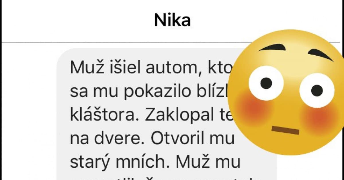 Mužovi sa pokazilo auto pred kostolom. Tak tam zaklopal. Neuveríš, čo sa dialo potom!