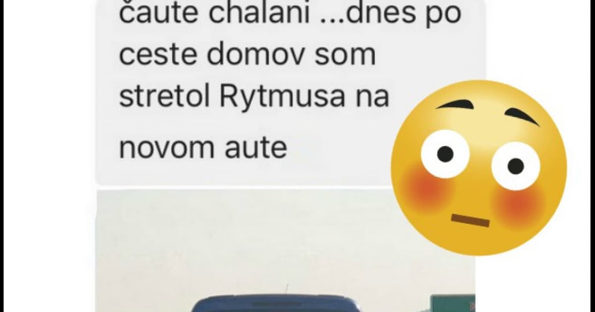 Rytmus má nové auto?! Na D1 ho videl poslucháč Miro