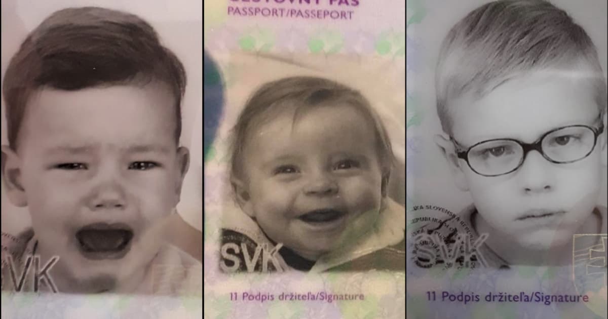 10 najlepších výrazov slovenských detí na cestovných pasoch