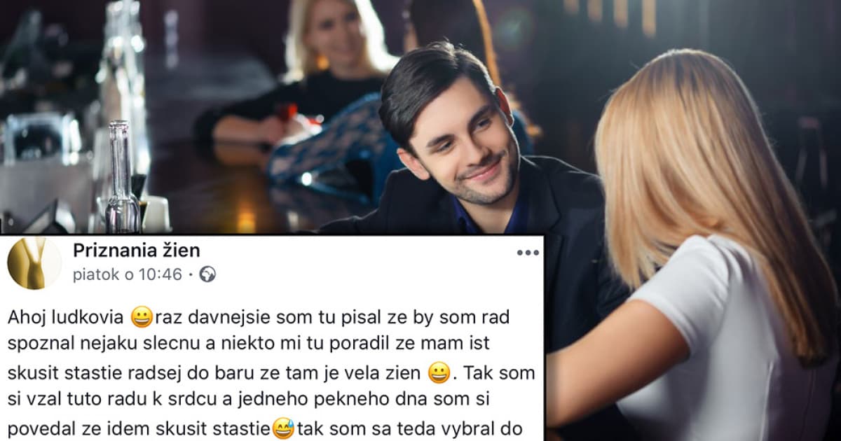 V bare k nemu podišla slečna a zavolala ho tancovať. Keď zistil dôvod, rozosmial sa
