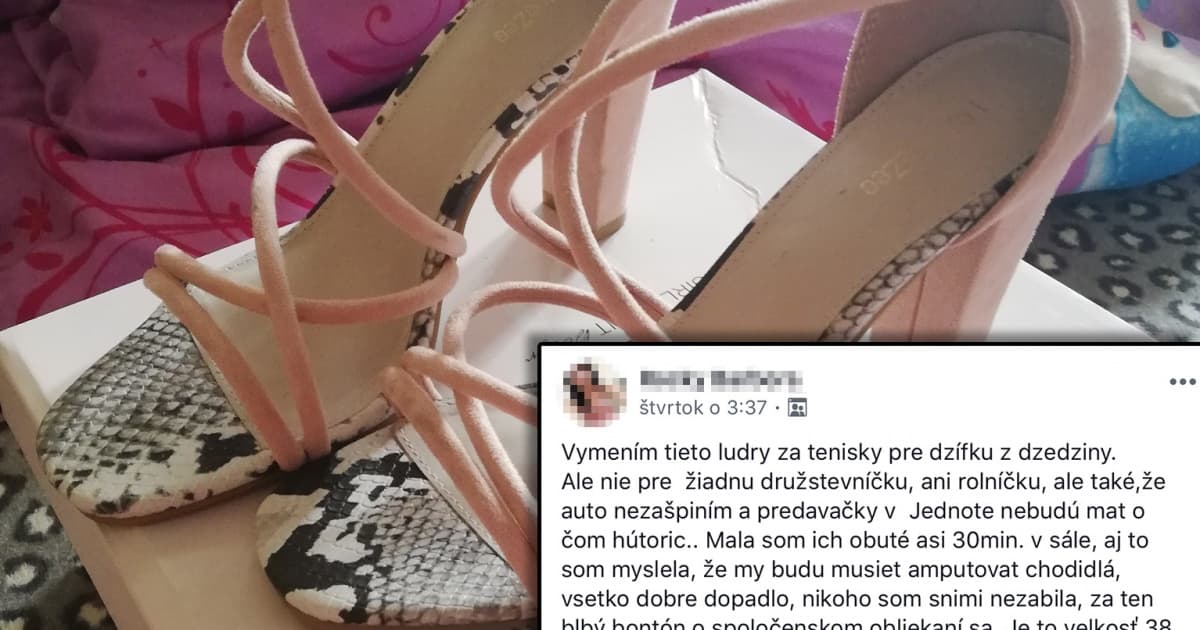 Táto Hlohovčanka sa chce zbaviť topánok. Napísala inzerát, ktorý baví stovky ľudí