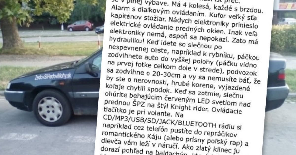 Chlapík z Nitry predáva magnet na baby: „Kufor veľký sťa kapitánov stožiar“
