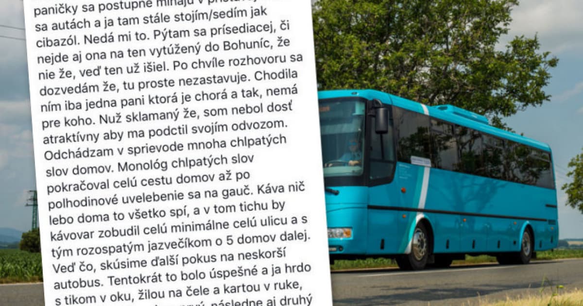 Skúsil ísť do práce busom: „Cestovať takto každý deň, asi si začnem hľadať prácu na doma“