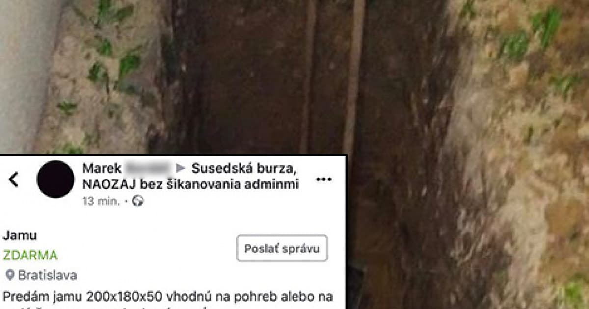 Najbizarnejší inzerát všetkých čias! Marek predáva jamu. A sleduj tie tipy na využitie