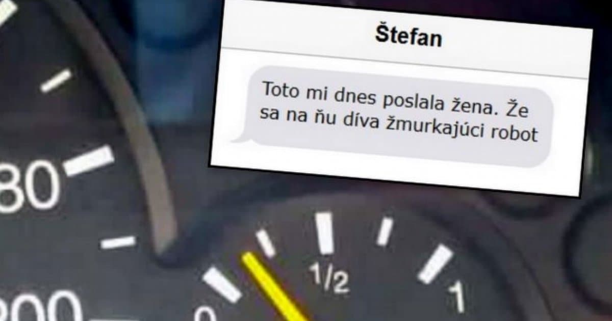 Jeho žena mala problém s autom. Začal na ňu žmurkať nejaký robot