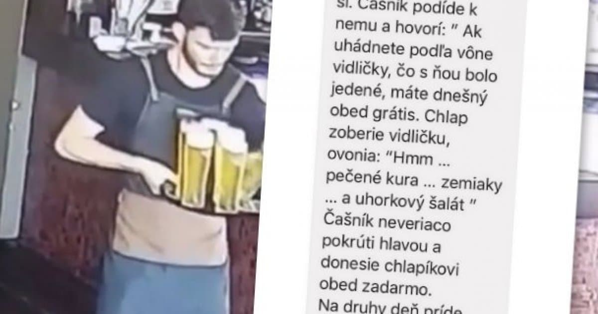 V tejto reštaurácii majú špeciálnu akciu. Ak uhádneš, máš obed zadarmo!