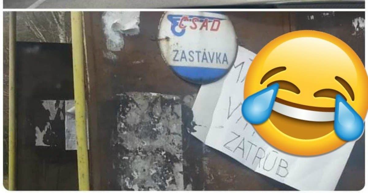 Na zastávke sa objavil odkaz od muža, ktorý už teraz vie ako skončí