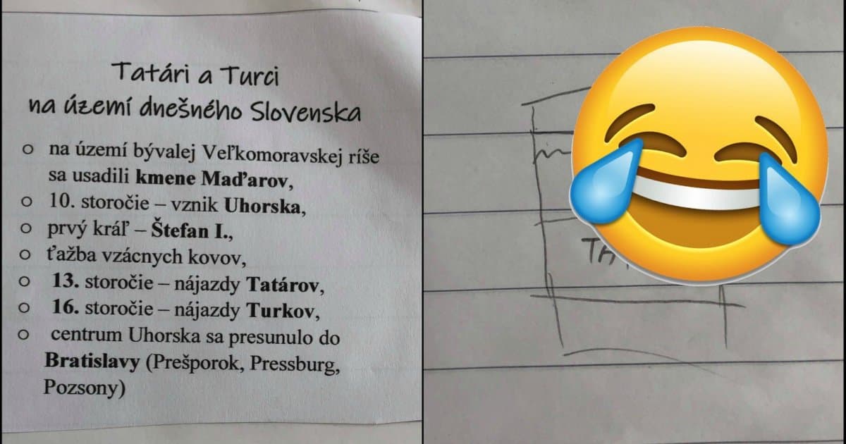 Učiteľka Majka: „Deti mali nakresliť postavu Tatára alebo Turka. Bolo z toho toto!“