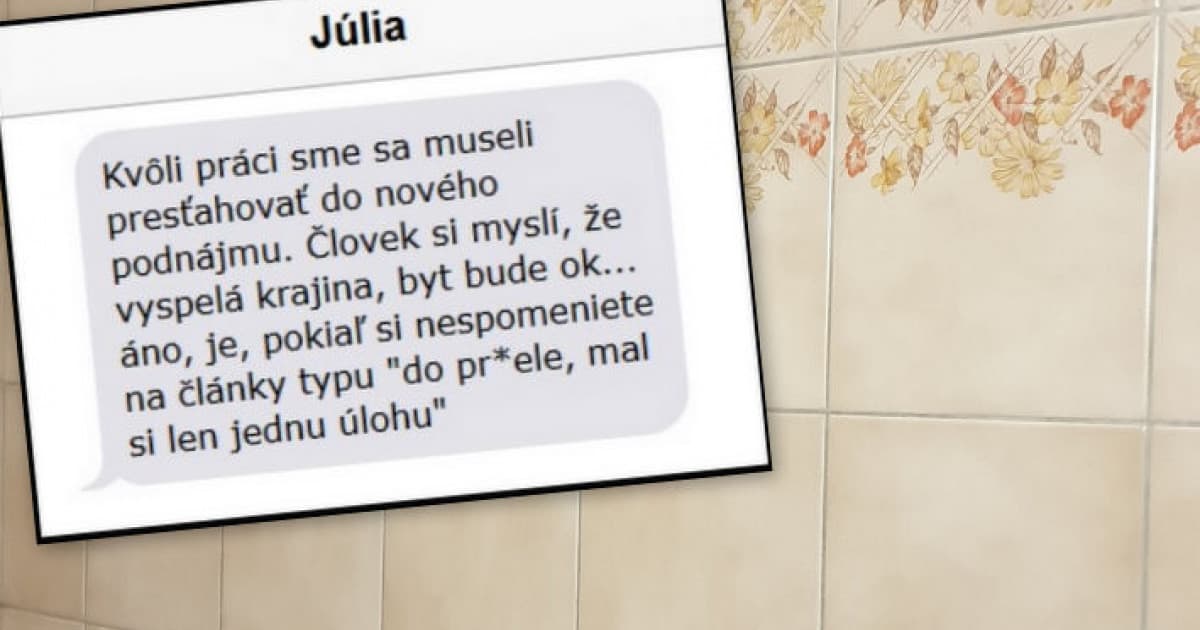 Júlia žije s manželom vo Švajčiarsku. Sleduj ten obklad!