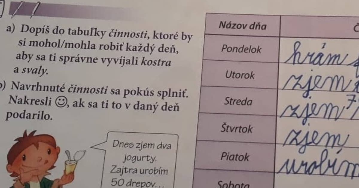 Čo robí 8-ročný Lukáš, aby sa mu správne vyvíjali kosti a svaly? Toto!