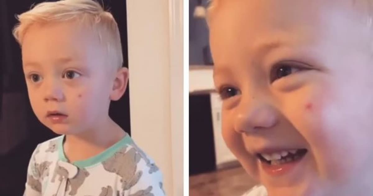 3-ročnému chlapcovi mama povedala, že mu zjedla sladkosti. Jeho reakcia ju dojala k slzám!