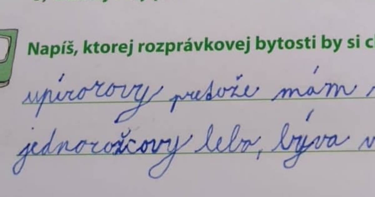 Ktorej rozprávkovej bytosti chce napísať list 8 ročné dieťa? Ten dôvod je výborný!