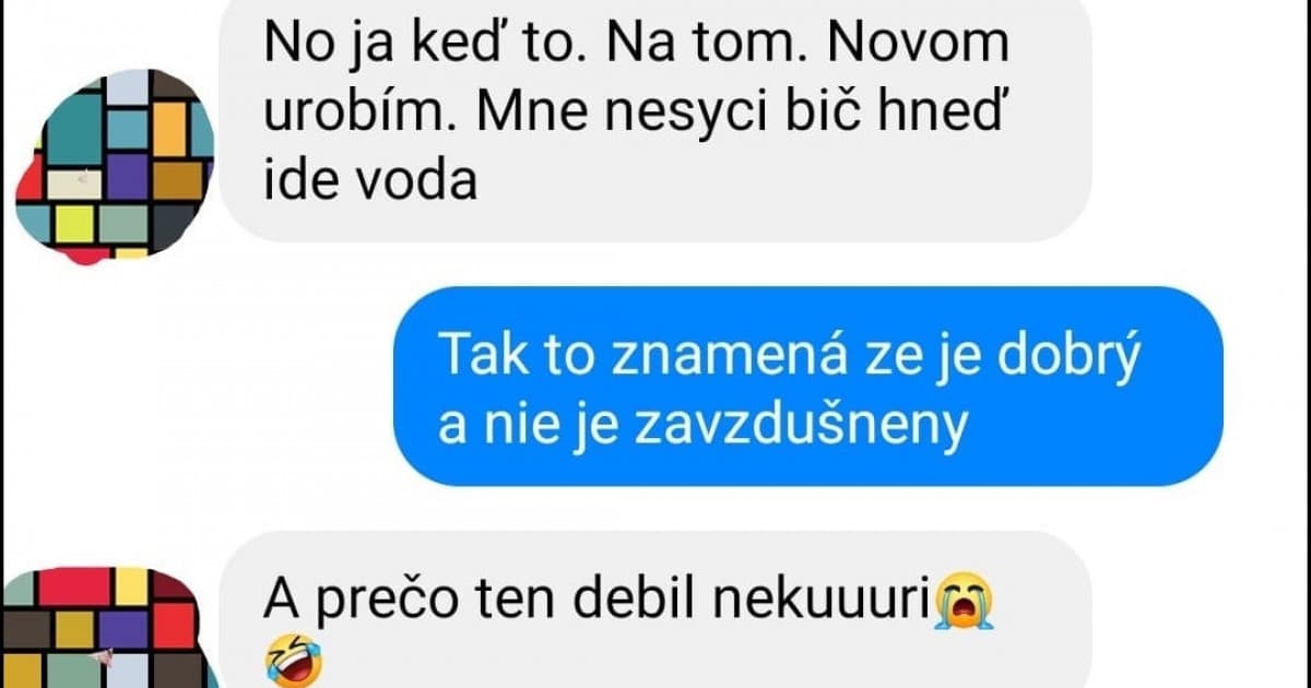 Snažila sa opraviť radiátor, no nešlo. Tak poprosila o radu svojho muža