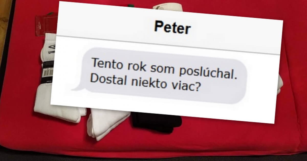 Peter je pravdepodobne zberateľ. Neuveríš, koľko párov ponožiek dostal!