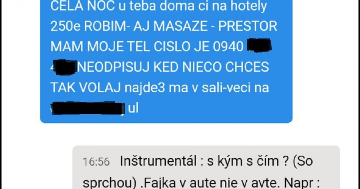 Ona to skúsila, on jej odpísal, už sa neozvala: „To ani exekútor toľko neberie“