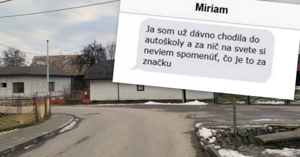 Pri Martine sa objavila veľmi čudná dopravná značka