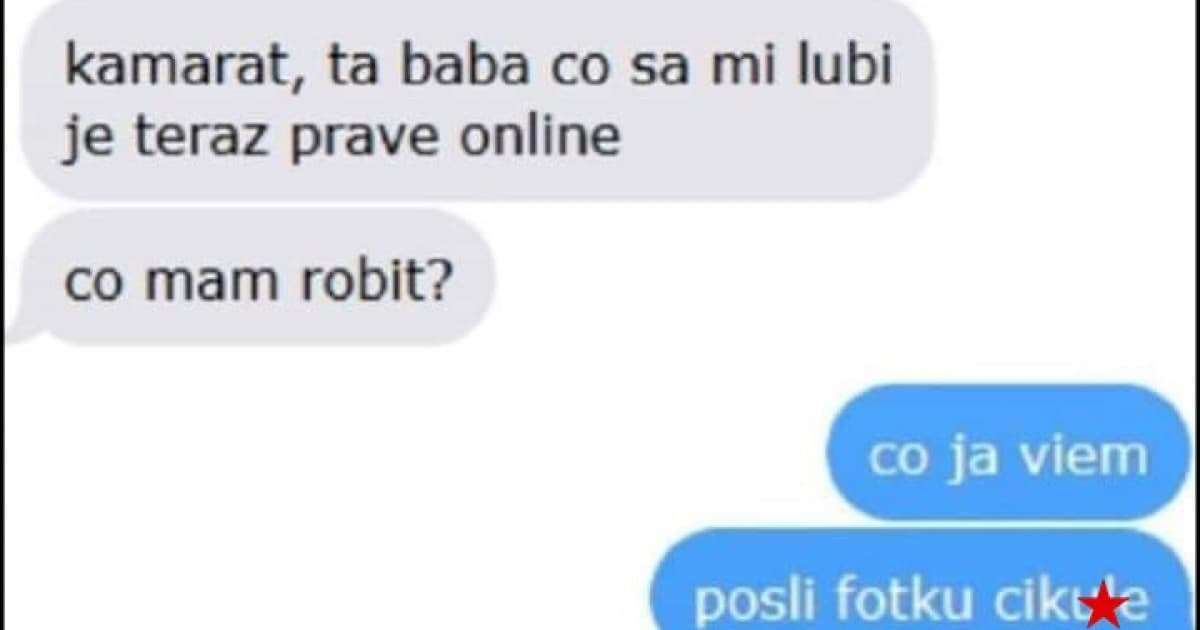Peter prosil kamaráta o radu. Z ich rozhovoru je zrazu vtip milénia!
