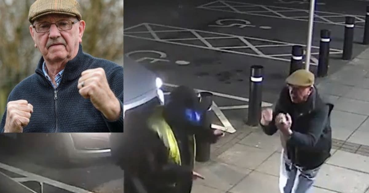 77-ročný dôchodca sa päsťami ubránil zlodejovi a nenechal sa okradnúť. Všetko zachytila bezpečnostná kamera