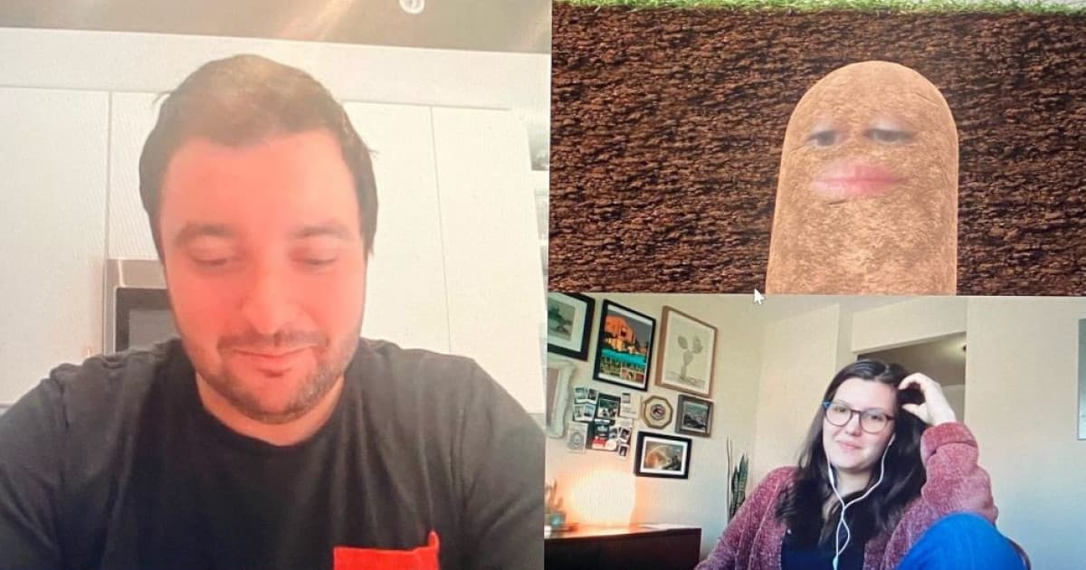 Počas online porady sa ich šéfka nechtiac zmenila na zemiak. Filter však nevedela vypnúť