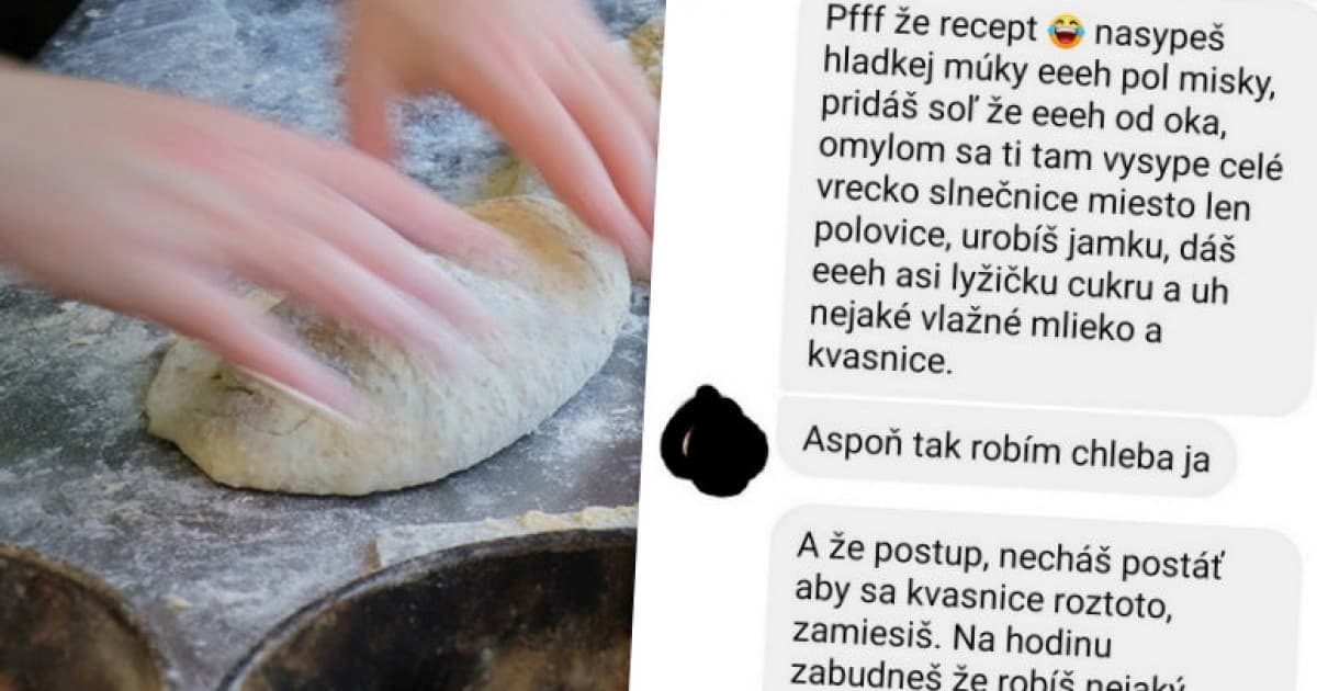 Vypýtala si od kamošky recept na chlieb: „Nie som si istá, ako podľa tohto budem piecť“