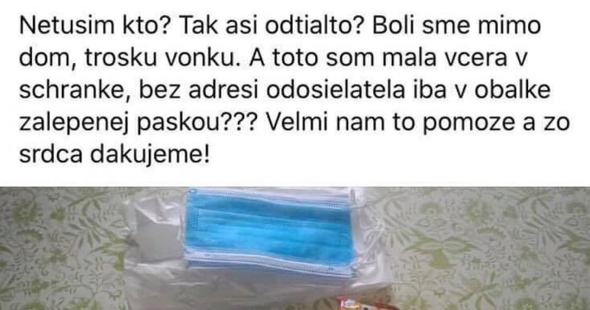 Dobrí ľudia existujú! Slovenská mamička si v schránke našla odkaz od neznámeho darcu
