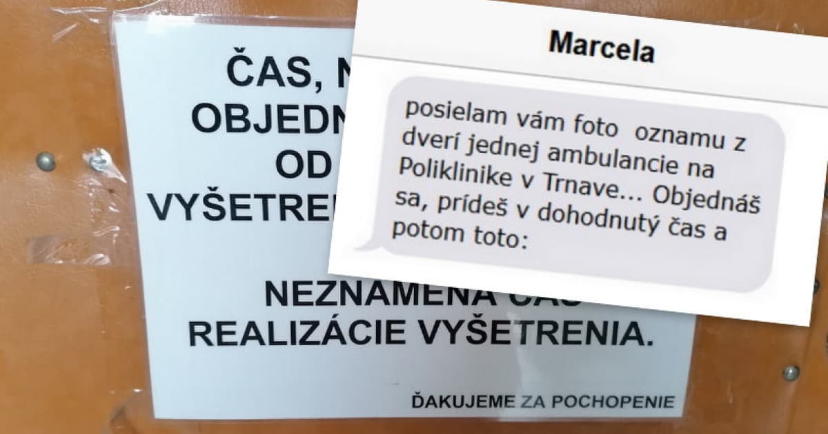 Na poliklinike v Trnave sa objavil odkaz. Toto pacientov nepoteší!