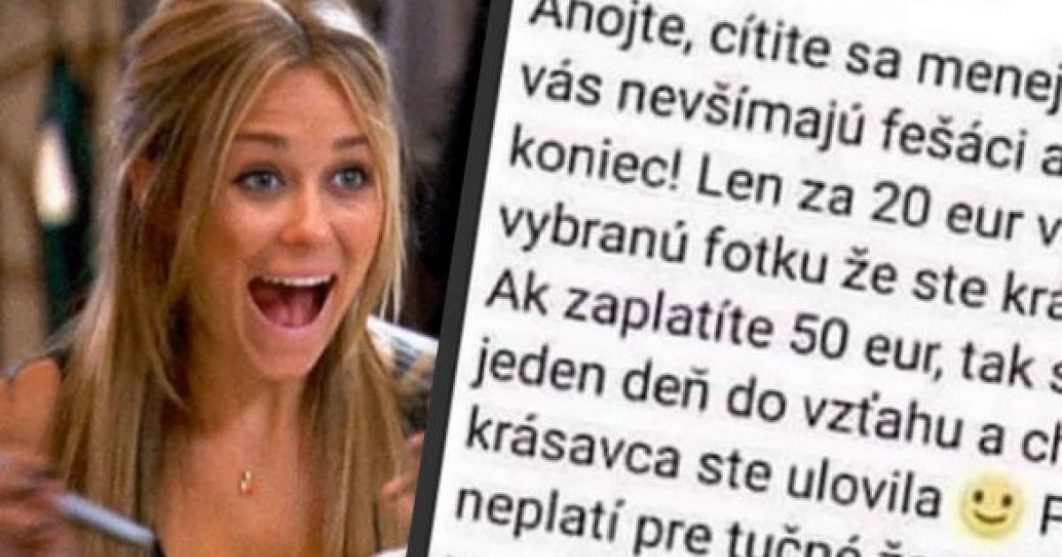 Jozef má ponuku pre všetky ženy. Ak zaplatíš, on ti napíše komentár pod fotku!