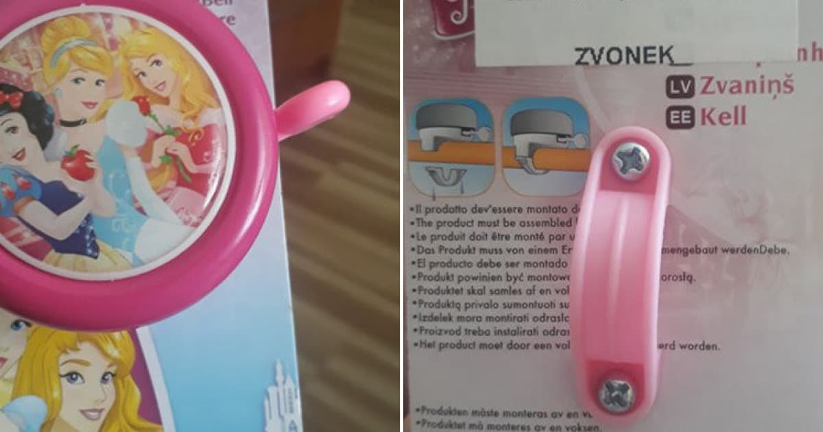 Dcére kúpila zvonček na bicykel. Neskôr si prečítala preklad v češtine