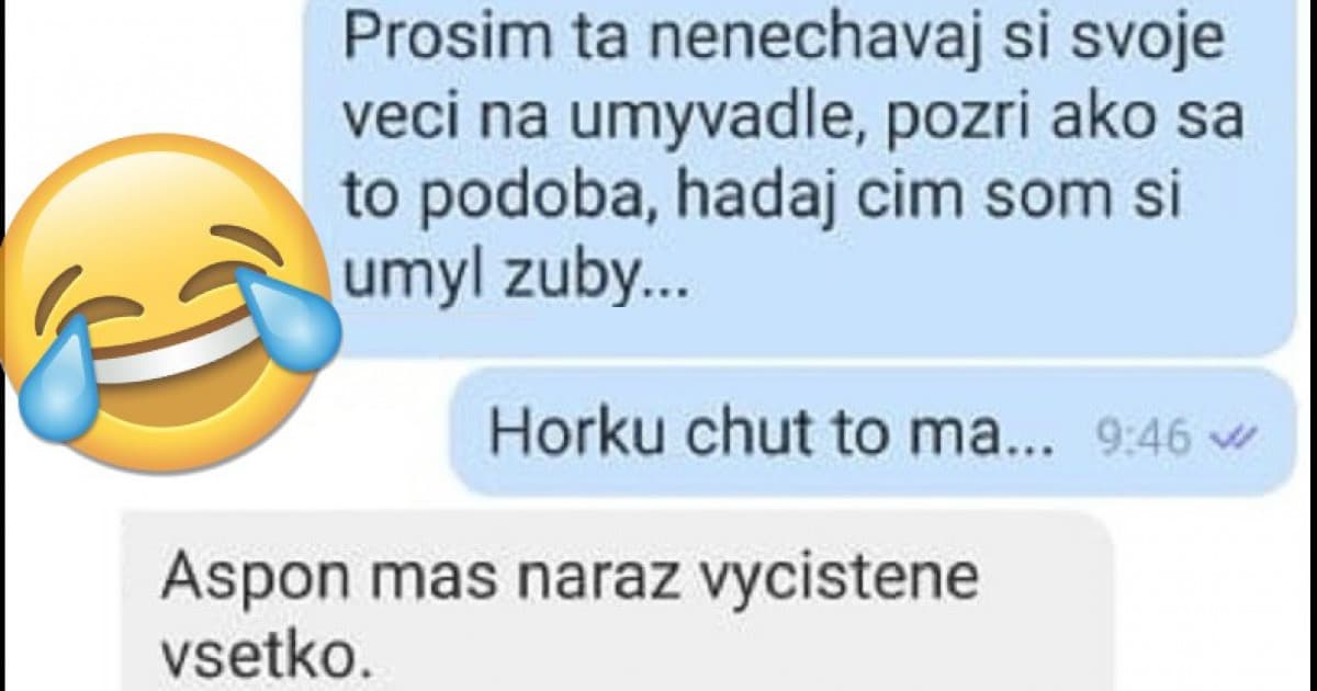Namiesto zubnej pasty použil manželkinu masť. Ani nechci vedieť, na čo ju má