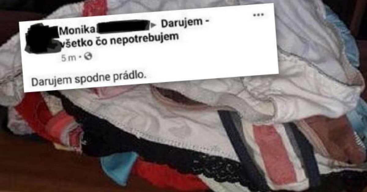 Na Facebooku ponúka svoju spodnú bielizeň. Vznikla z toho „krásna“ konverzácia