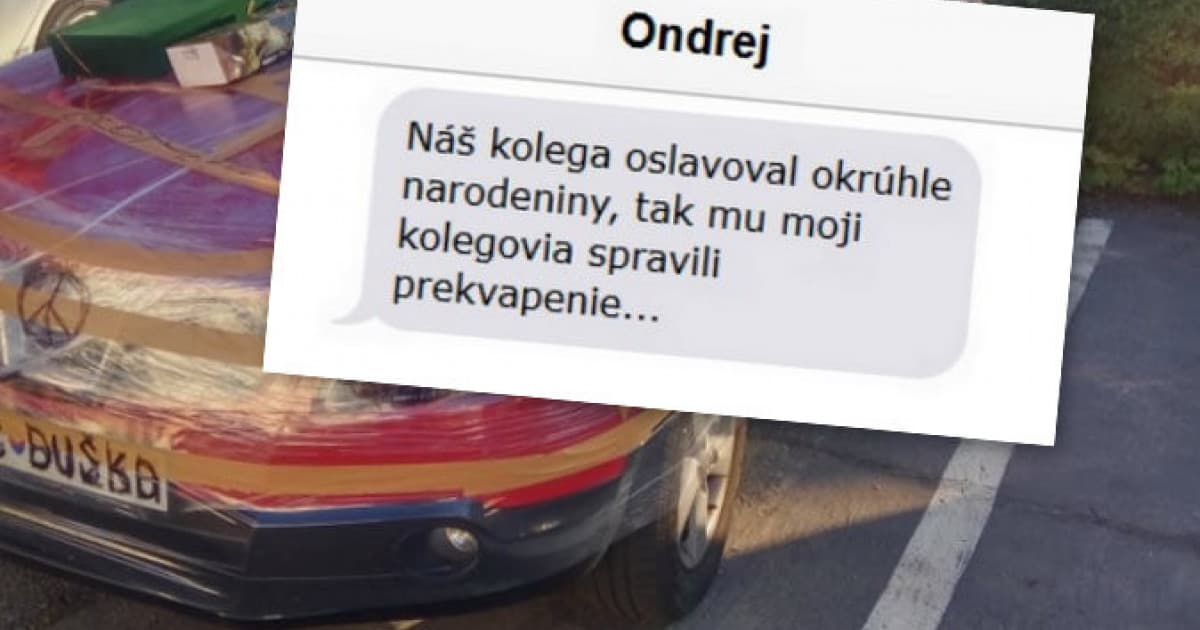 Oslavoval okrúhle narodeniny, tak si pre neho kolegovia pripravili prekvapenie