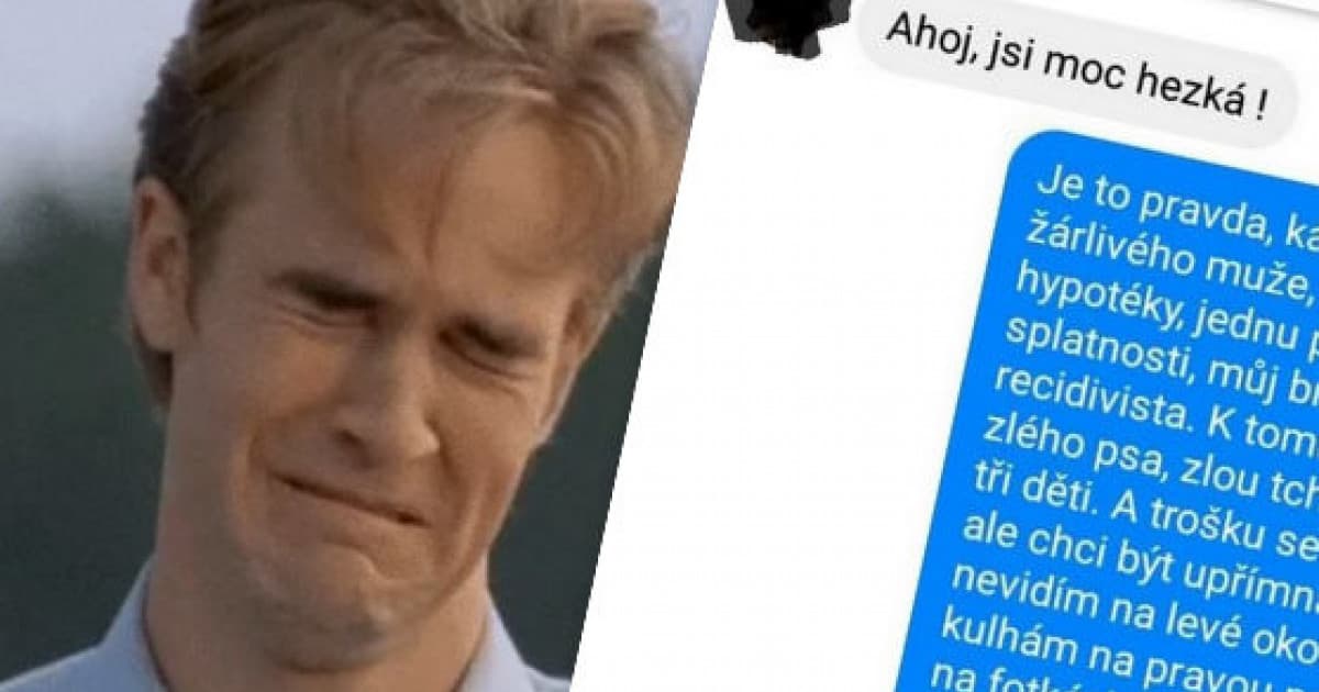 Neznámy muž ju potešil správou. Ona mu však musela napísať pravdu!