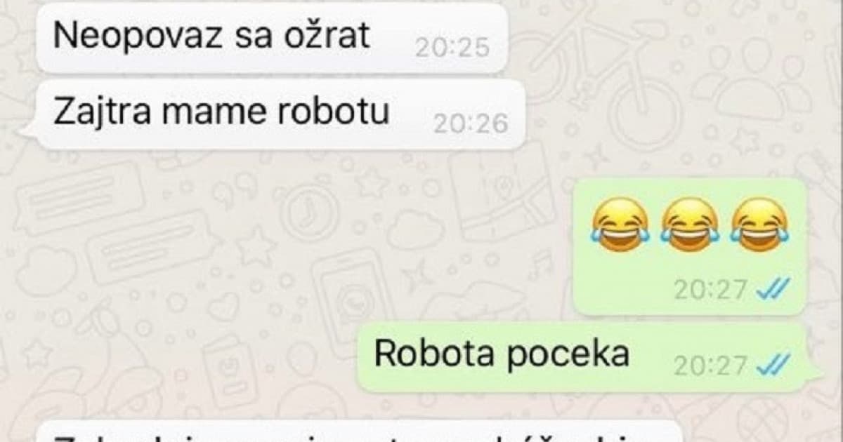 Bežná víkendová konverzácia s partnerkou: „Daj sa vypchať, spíš pred chatou, ožer sa jak chceš“