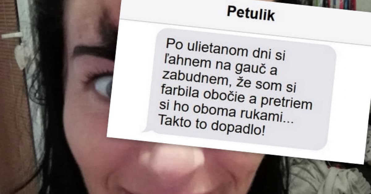 Po práci si zdriemla na gauči. Zabudla sa však odmaľovať. Takto sa prebrala