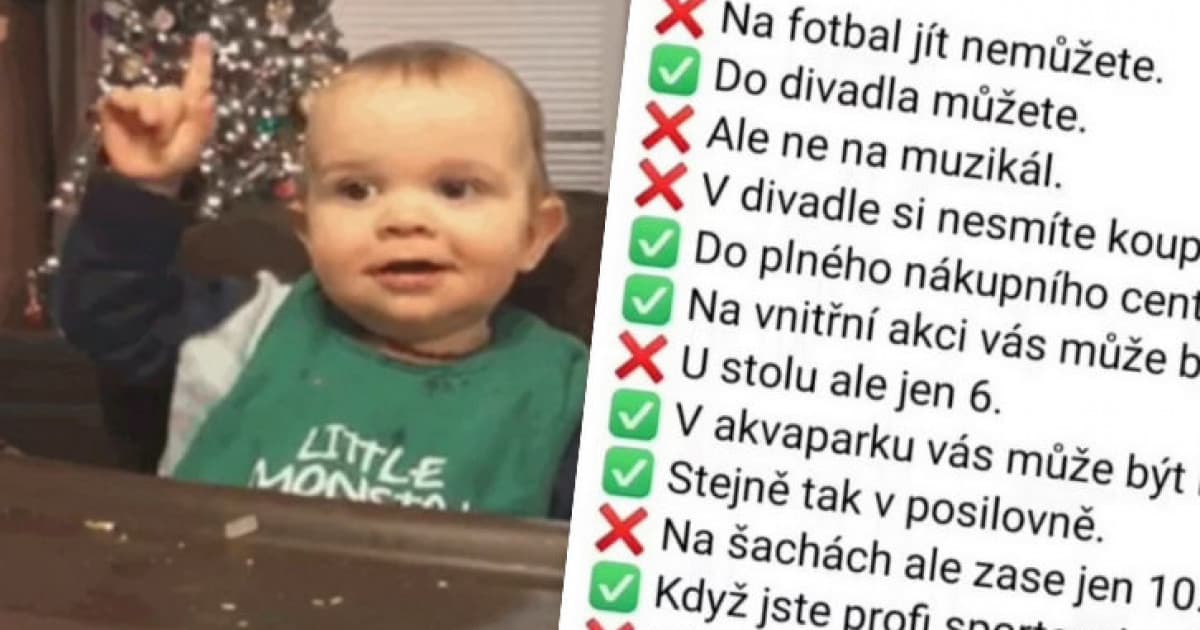 V Česku majú v opatreniach tak trošku chaos. Tak to vyznačili graficky