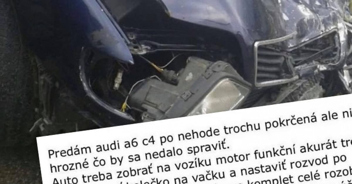 Viktor predáva auto: „Po nehode trochu pokrčené, ale nič, čo by sa nedalo spraviť“
