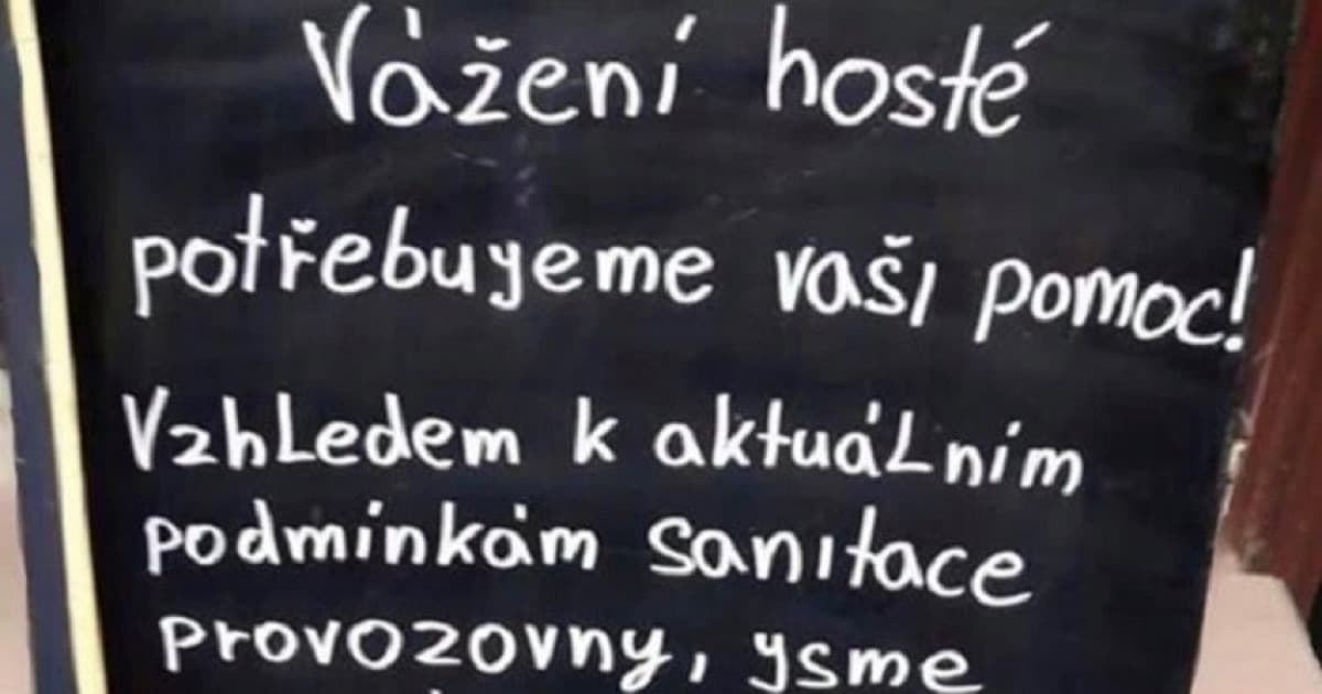 V Česku začali platiť nové obmedzenia. Miestny krčmár pre to žiada o pomoc!