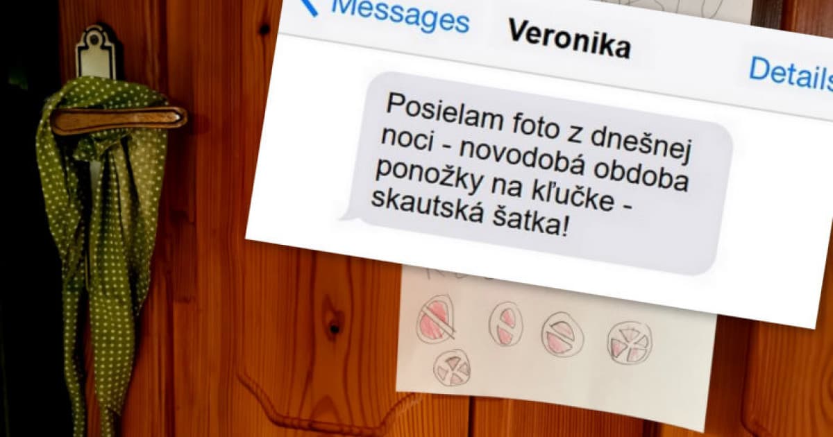 Na dverách detskej izby uvidela skautskú šatku a zásadný oznam: „Chceme klut!“