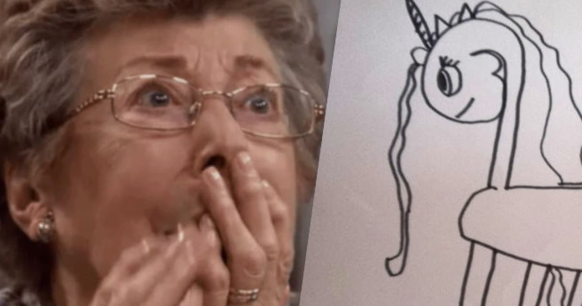Miškina 6-ročná dcéra nakreslila krásneho jednorožca. Čo to však má medzi nohami?!