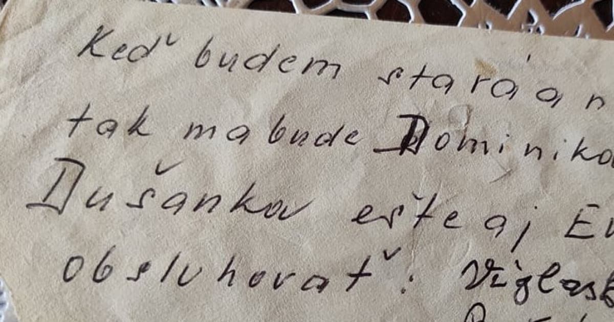 Objavili 20-ročný list, ktorý písala ich babička. To je krásna spomienka!