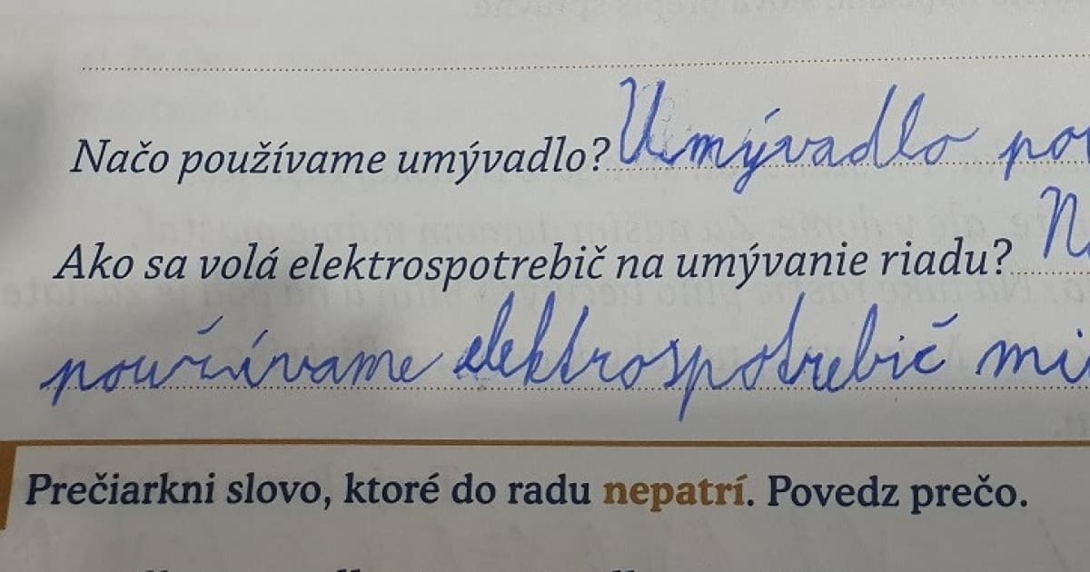 Tretiak na dištančnej výučbe vs. otázky ohľadom umývania