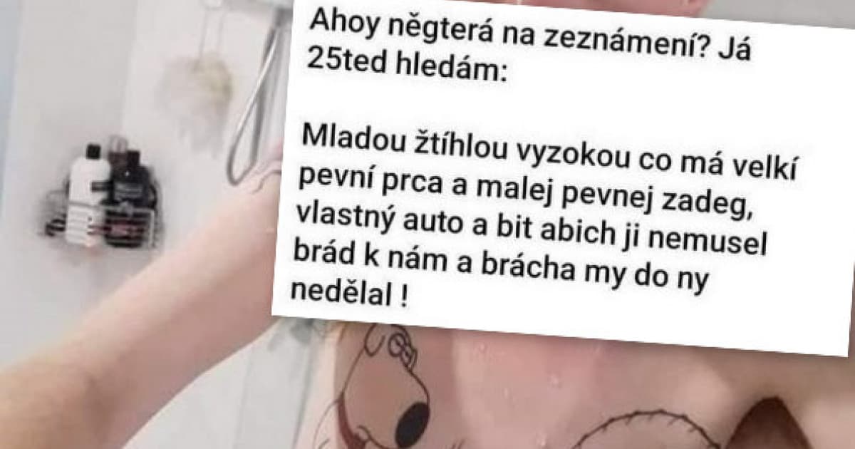 Chalan s veľmi nezvyčajným tetovaním hľadá „mladou žtíhlou s vlastním bitem“