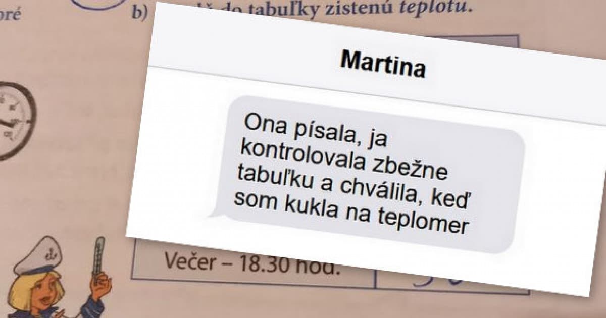 Domáca úloha z prírodovedy. Keď je mama pôrodná asistentka